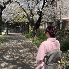 着物　正絹　七五三や入学式などに♪ 水色の画像
