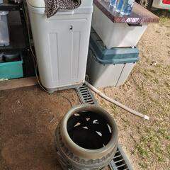 傘立て、花飾りの画像