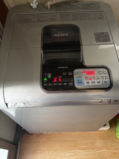日立洗濯乾燥機9/7kg bw-d9hv (tech74 elc) ちはら台の生活家電 日立洗濯乾燥機9/7kg bw-d9hv (tech74 elc) ちはら台の生活家電