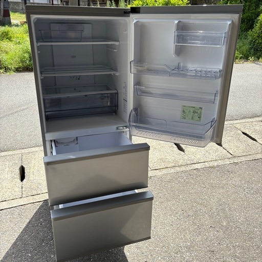 AQUA 2020年製 272L ノンフロン冷凍冷蔵庫 3ドア AQR-27J AQUA 