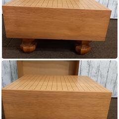碁盤 碁石 セット 42cm×45cm×14.5cm(厚み)高さ27㎝ 脚付き へそ付き   no2
の画像