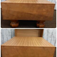 碁盤 碁石 セット 42cm×45cm×14.5cm(厚み)高さ27㎝ 脚付き へそ付き   no2
の画像