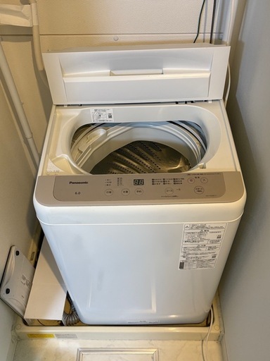 パナソニック洗濯機6.0kg (モンブラン) 新開地の生活家電《洗濯 パナソニック洗濯機6.0kg (モンブラン) 新開地の生活家電《洗濯