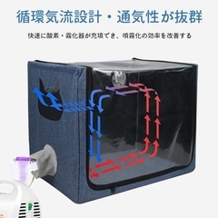 ペット用霧化ボックス 酸素室用ケージの画像