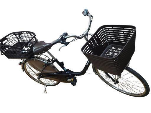【売り切れ】パナソニック　電動アシスト自転車　ELD636　26インチ　後ろカゴカスタム済