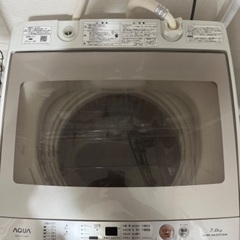 AQUA 洗濯機7.0kg (chipi) 朝霧の生活家電《洗濯機》の中古
