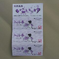 杵築いこいのゆ回数券3枚