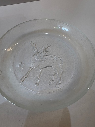 棟方志功 白鹿ガラス小皿 39枚