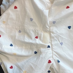 プティマイン 100  ハート ペプラム ウィンブレ ジャケット　ブルゾンの画像
