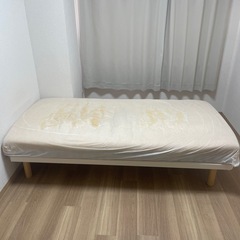 無印のシングルベッド