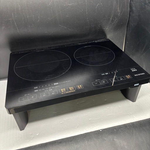 620 IRISOHYAMA IH2口クッキングヒーター