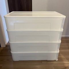 衣装ケース　収納ケース　天馬　4つセットの画像