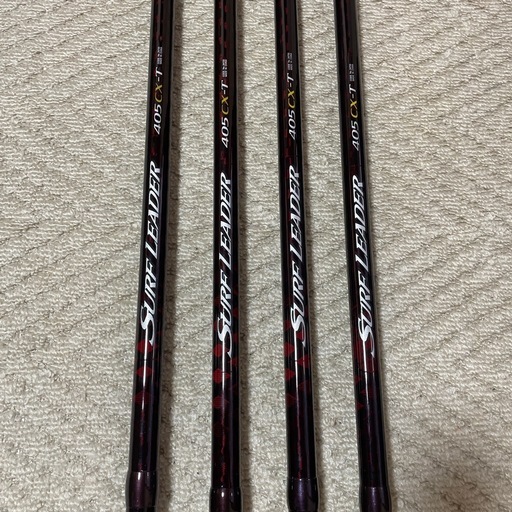 美品シマノ サーフリーダー 405 CX-T 7点Kガイド 4本セット