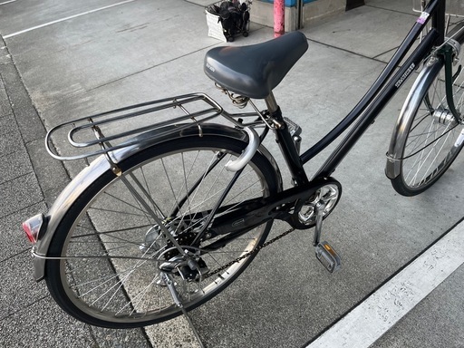 【完売御礼】【大人用】整備済中古自転車 CBA 26型トラッドライン 黒色 <自転車のオオムラ 静岡店> 完売御礼】【大人用】整備済中古自転車 CBA 26型トラッドライン 黒色