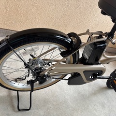 Panasonic電動アシスト自転車グリッターマットベージュの画像