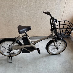 Panasonic電動アシスト自転車グリッターマットベージュの画像