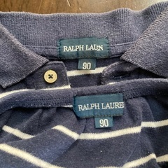Ralph Lauren ワンピース 90 ネイビー/ストライプの画像