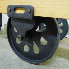 【t139Y】トロリーローテーブル 厚さ12mmのガラス天板 ドーリーテーブル トロリーテーブル ヴィンテージ アイアン インダストリアル コーヒーテーブルの画像