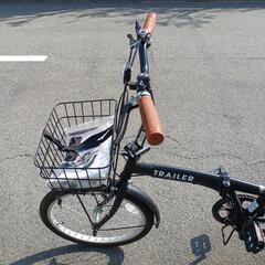 trailer 折りたたみ自転車 カゴ、ライト付き の画像