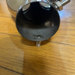 デュアルマフラーカッター チタン風 2本出しの画像