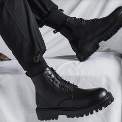 メンズ ワークブーツ 防寒 長靴 バイク ライディング ブーツ 26cm　26.5cmの画像