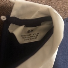 【着用2回の美品】《H&M》フォーマル正装 紺ワンピースの画像