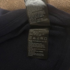 【着用2回の美品】《H&M》フォーマル正装 紺ワンピースの画像