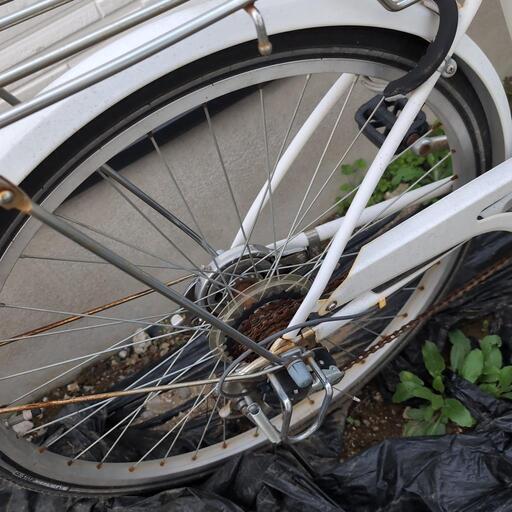 自転車26インチ (k) 宇都宮の折りたたみ自転車の中古あげます