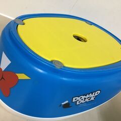 A3727　ドナルドダック　5WAYおまる　トイレ　補助便座　トイレトレーニング　踏み台の画像
