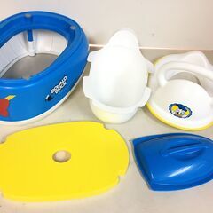 A3727　ドナルドダック　5WAYおまる　トイレ　補助便座　トイレトレーニング　踏み台の画像