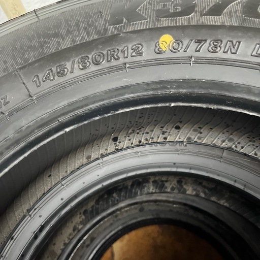 新品BSタイヤ?175／80R12。6プライの通販はau PAY マーケット 