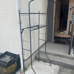 ドラム式洗濯機　収納ラック