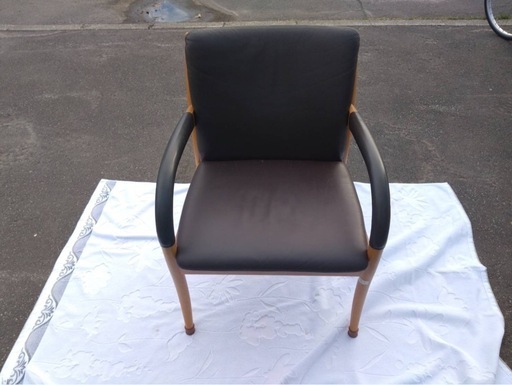 ヴィンテージ レトロ　モリシゲ 森繁 アームチェア オリーブ印　金華山 ヴィンテージ レトロ モリシゲ 森繁 アームチェア オリーブ印 金