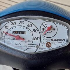 動画有り ご自宅まで無料配達します❗ スズキ LET'S 07411km CA4AA 4スト FI レッツ  動画有 近県無料配達有り  SUZUKI の画像