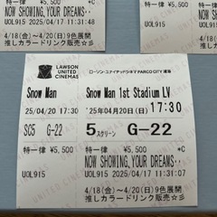 SnowManライブビューイング