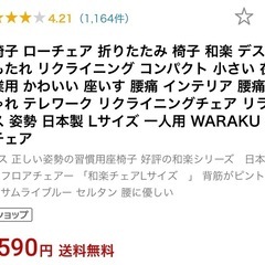 【美品】座椅子 茶色 1人用 リクライニングの画像