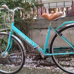 引取限定　27型 中古自転車 ルイスアミューズ273HD（ブルー/3段変速）良好の画像