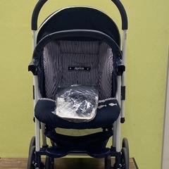 ※ ベビーカー　Aprica アップリカ　ネイビー 両対面可能
