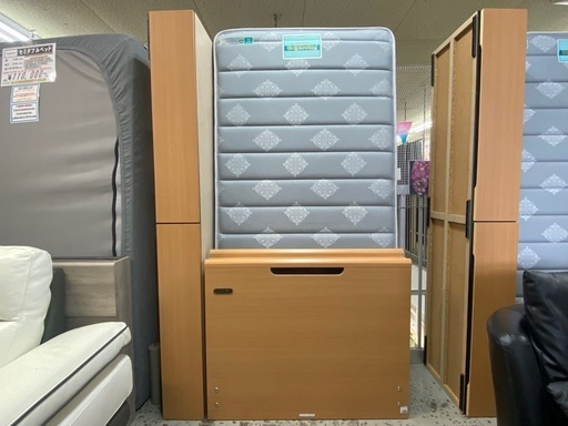 【愛品館 江戸川店 】 引き出し付き シングルベッド FranceBed（フランスベッド）