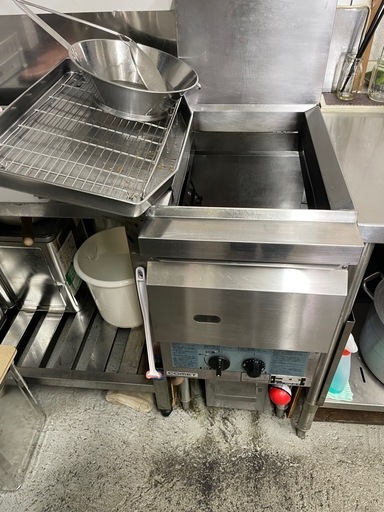 業務用　ガスフライヤー　都市ガス用