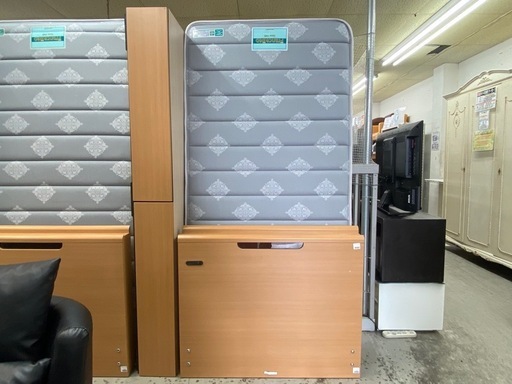 【愛品館 江戸川店 】 引き出し付き シングルベッド FranceBed（フランスベッド）