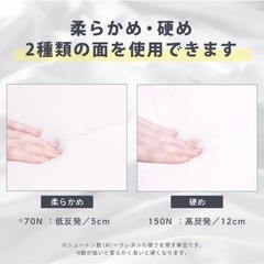 マットレス シングル 高反発 低反発 昭和西川 西川 eight sleep 「moon」 厚さ20×幅97×長さ195cmの画像
