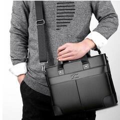 ビジネスバッグ メンズ 通勤バッグ 2way ブリーフケース ショルダーバッグの画像