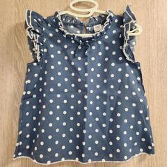 ⑰SHEIN 12-24m トップス 女の子 ドット柄