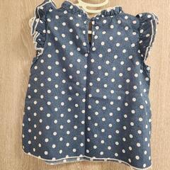 ⑰SHEIN 12-24m トップス 女の子 ドット柄の画像