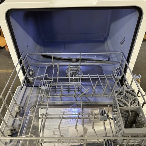 MAXZEN マクスゼン JDW03BS01 食器洗い乾燥機 2022年製 ホワイト ピンク ピンクゴールド