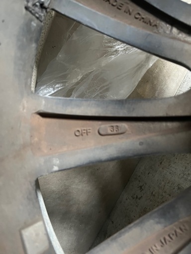 車のパーツ 19inch