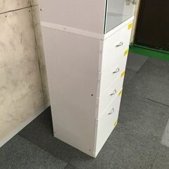 ☆新品・ガラス扉タイプ収納庫40㎝幅☆【OUTLET】の画像