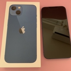 未使用に近いApple iPhone 13 ブルー 256GB ...