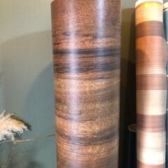木目のクッションフロア　幅92cm 長さ750cm